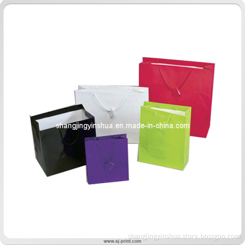 Customized Hot Sale Color Paper Shopping Bags